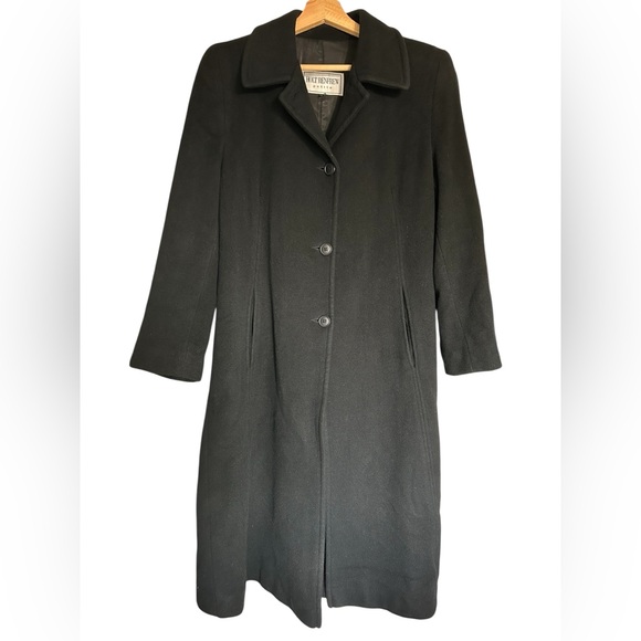 Vintage Holt Renfrew 3 Button Wool Coat - Picture 1 of 9